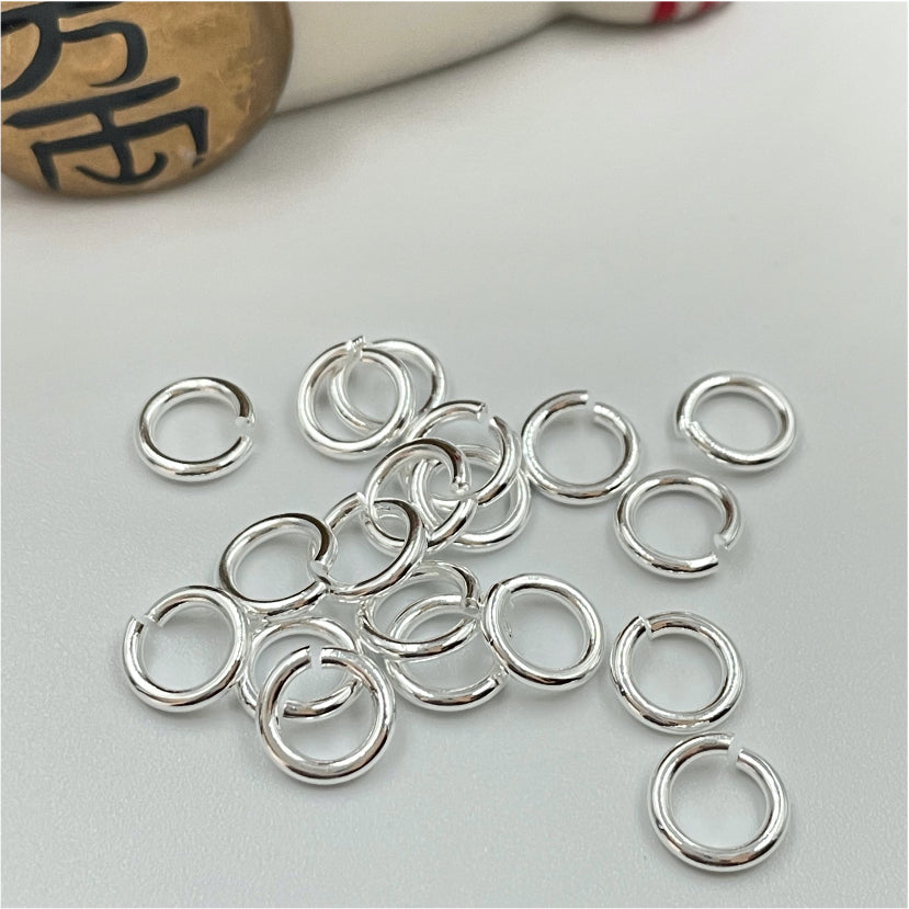 AP80 Argolla 1.2x5 mm Accesorio Baño Plata Accesorios Bañados en Oro y Plata hecho de Bronce Bañado en Plata 50 ml
