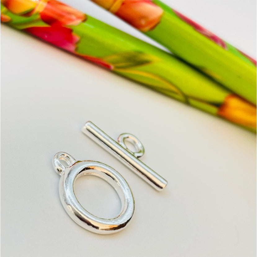 AP93 Broche Argolla Tubo 12 mm Accesorio Baño Plata Accesorios Bañados en Oro y Plata hecho de Bronce Bañado en Plata 50 ml Joyas Bañadas en Plata
