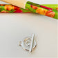 AP93 Broche Argolla Tubo 12 mm Accesorio Baño Plata Accesorios Bañados en Oro y Plata hecho de Bronce Bañado en Plata 50 ml Joyas Bañadas en Plata