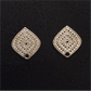 BP20 Rectangulo calado perforación inferior 16 mm Base de Aro Baño Plata Bases de Aros Bañadas en oros y Plata hecho de Bronce Bañado en Plata 50 ml