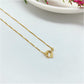 CO121 Cadena Veneciana 0.8 mm 45 cm Cadena Baño Oro Cadenas Bañadas en Oro y Plata hecho de Bronce Bañado en Oro 18K Joyas Bañadas en Oro