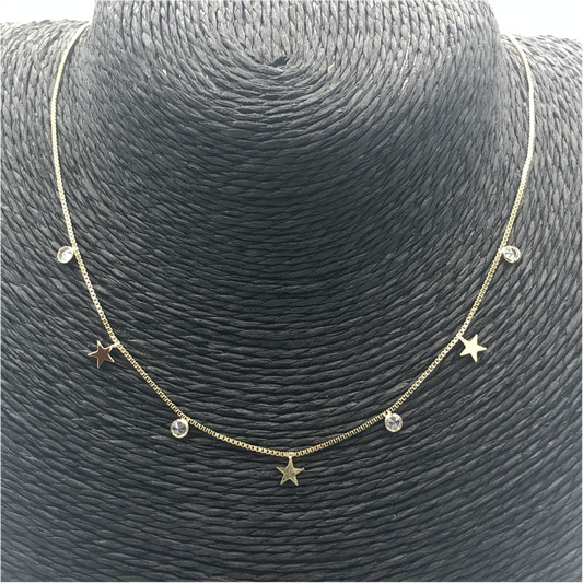 CO59-Collar-3-Estrellas-2-Circones-Cadena-Baño-Oro
