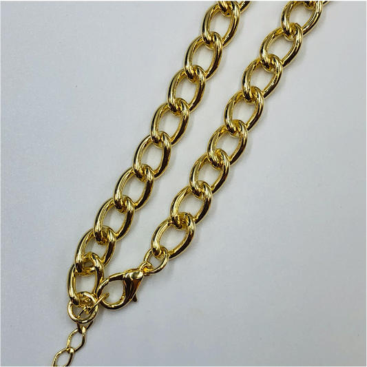 CO87-Cadena-Terminada-Eslabon-Medio-11-mm-Largo-40-cm-mas-extensor-Cadena-Baño-Oro