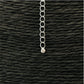 CP107 Collar con Gota Cristal Rosado 9x6 mm 2 Mini Circones 2 mm y 2 circones de 3 mm en cadena veneciana 38 cm más extensor de 10 cm terminación en mini circón Cadena Baño Plata Cadenas Bañadas en Oro y Plata hecho de Bronce Bañado en Plata 50 ml Joyas Bañadas en Plata