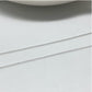 CP120 Cadena Veneciana 0.8 mm 40 cm Cadena Baño Plata Cadenas Bañadas en Oro y Plata hecho de Bronce Bañado en Plata 50 ml Joyas Bañadas en Plata