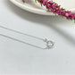 CP19 Veneciana 0.2 mm 40 cm Terminada Cadena Baño Plata Cadenas Bañadas hecho de Bronce Bañado en Plata 50 ml Joyas Bañadas en Plata