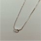 CP63 Cadena Veneciana 0.2mm Argolla Frente 40cm Terminada Cadena Baño Plata Cadenas Bañadas hecho de Bronce Bañado en Plata 50 ml Joyas Bañadas en Plata