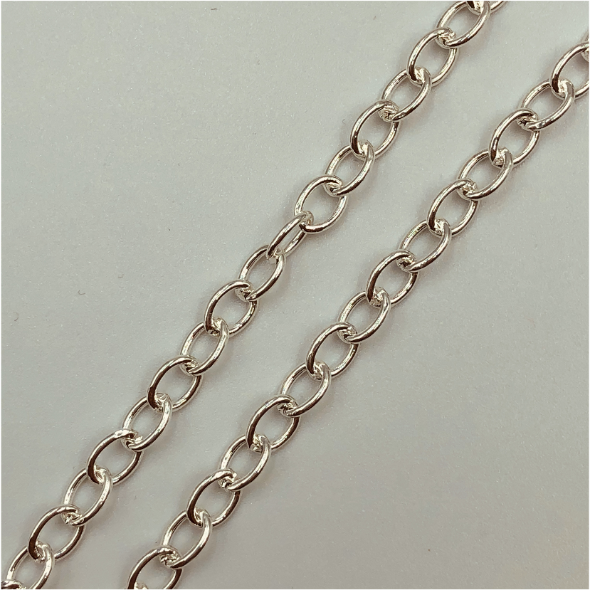 CP66-Cadena-Candado-Ovalado-1-mm-Pequeña-Cadena-Baño-Plata