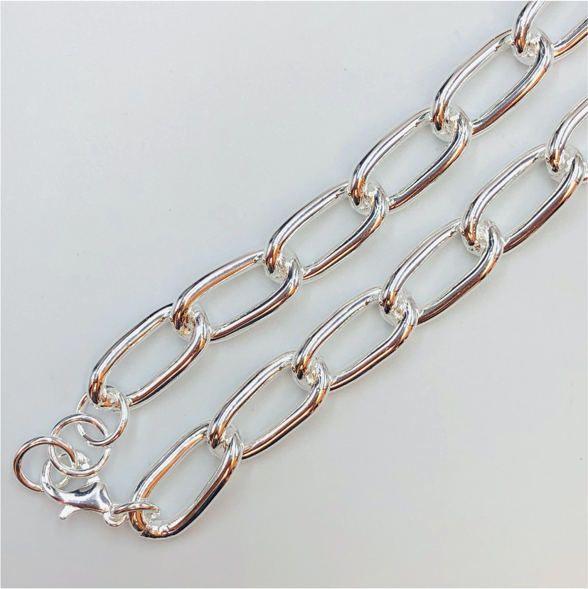 CP89-Cadena-Terminada-Eslabon-Grande-20-mm-Largo-60-cm-Cadena-Baño-Plata