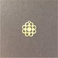 FO261 Figura Calada 12 x 13 mm Figura Baño Oro Figuras Bañadas en Oro y Plata hecho de Bronce Bañado en Oro 18K