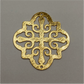 FO321 35 mm P Figura Baño Oro Figuras Bañadas en Oro y Plata hecho de Bronce Bañado en Oro 18K
