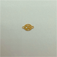 FO336 conector mini mini Chinita Figura Baño Oro Figuras Bañadas en Oro y Plata hecho de Bronce Bañado en Oro 18K