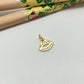 FO940 Colgante Boca con Circones 9x10 mm más argollita Figura Baño Oro Figuras Bañadas hecho de Bronce Bañado en Oro 18K Joyas Bañadas en Oro
