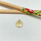 FO950 Colgante Medalla Virgen de los Rayos 14 mm más argollita Figura Baño Oro Figuras Bañadas hecho de Bronce Bañado en Oro 18K Joyas Bañadas en Oro