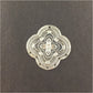 FP180 Figura Estampada en Relieve 22 mm 7 perforaciones inferiores Figura Baño Plata Figuras Bañadas en Oro y Plata hecho de Bronce Bañado en Plata 50 ml