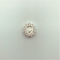 FP369 Virgen Circones 14 x 11 mm Figura Baño Plata Figuras Bañadas en Oro y Plata hecho de Bronce Bañado en Plata 50 ml