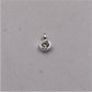 FP382 Punto Luz con Argolla 3 mm Figura Baño Plata Figuras Bañadas en Oro y Plata hecho de Bronce Bañado en Plata 50 ml Joyas Bañadas en Plata