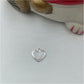 FP741 Colgante Corazón Liso con Borde reticulado 7 mm Figura Baño Plata Figuras Bañadas en Oro y Plata hecho de Bronce Bañado en Plata 50 ml Joyas Bañadas en Plata