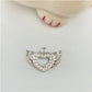 FP836 Colgante Corazón Alitas 10x16 mm incluye argollita Figura Baño Plata Figuras Bañadas en Oro y Plata hecho de Bronce Bañado en Plata 50 ml Joyas Bañadas en Plata