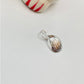 FP838 Colgante Mini Conchita 10x10 mm más argollita Figura Baño Plata Figuras Bañadas en Oro y Plata hecho de Bronce Bañado en Plata 50 ml Joyas Bañadas en Plata
