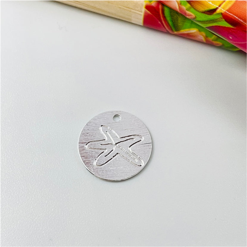 FP875 Colgante Medalla Estrella de Mar Colección Verano 12 mm Figura Baño Plata Figuras Bañadas en Oro y Plata hecho de Bronce Bañado en Plata 50 ml Joyas Bañadas en Plata