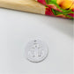 FP875 Colgante Medalla Ancla Colección Verano 12 mm Figura Baño Plata Figuras Bañadas en Oro y Plata hecho de Bronce Bañado en Plata 50 ml Joyas Bañadas en Plata