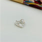 FP885 Colgante Corazón Calado con circones para pasar 8x8 mm Figura Baño Plata Figuras Bañadas en Oro y Plata hecho de Bronce Bañado en Plata 50 ml Joyas Bañadas en Plata