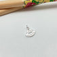 FP940 Colgante Boca con Circones 9x10 mm más argollita Figura Baño Plata Figuras Bañadas hecho de Bronce Bañado en Plata 50 ml Joyas Bañadas en Plata