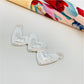 FP969 Colgante Triple Corazón con corazón en relieve lijado 12x30 mm argollitas en lados Figura Baño Plata Figuras Bañadas hecho de Bronce Bañado en Plata 50 ml Joyas Bañadas en Plata