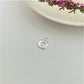 FP990 Colgante Mini Medalla con Cruz Calada 8 mm más argollita Espesor 1.8 mm Figura Baño Plata Figuras Bañadas hecho de Bronce Bañado en Plata 50 ml Joyas Bañadas en Plata
