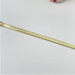 PO04 Pulsera Cinta ancho 2 mm 16,5 cm más extensor de 5 cm Pulsera Baño Oro Pulseras y Esclavas Bañadas en Oro y Plata hecho de Bronce Bañado en Oro 18K Joyas Bañadas en Oro