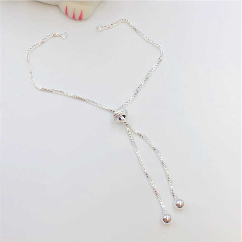 PP03 Pulsera Regulable con cierre silicona Pulsera Baño Plata Figuras Bañadas en Oro y Plata hecho de Bronce Bañado en Plata 50 ml