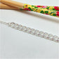 PP05 Pulsera Grumet Ancho 7.5 mm Eslabón 9 mm Largo 17.5 cm más extenso Pulsera Baño Plata Accesorios Varios hecho de Bronce Bañado en Plata 50 ml Joyas Bañadas en Plata
