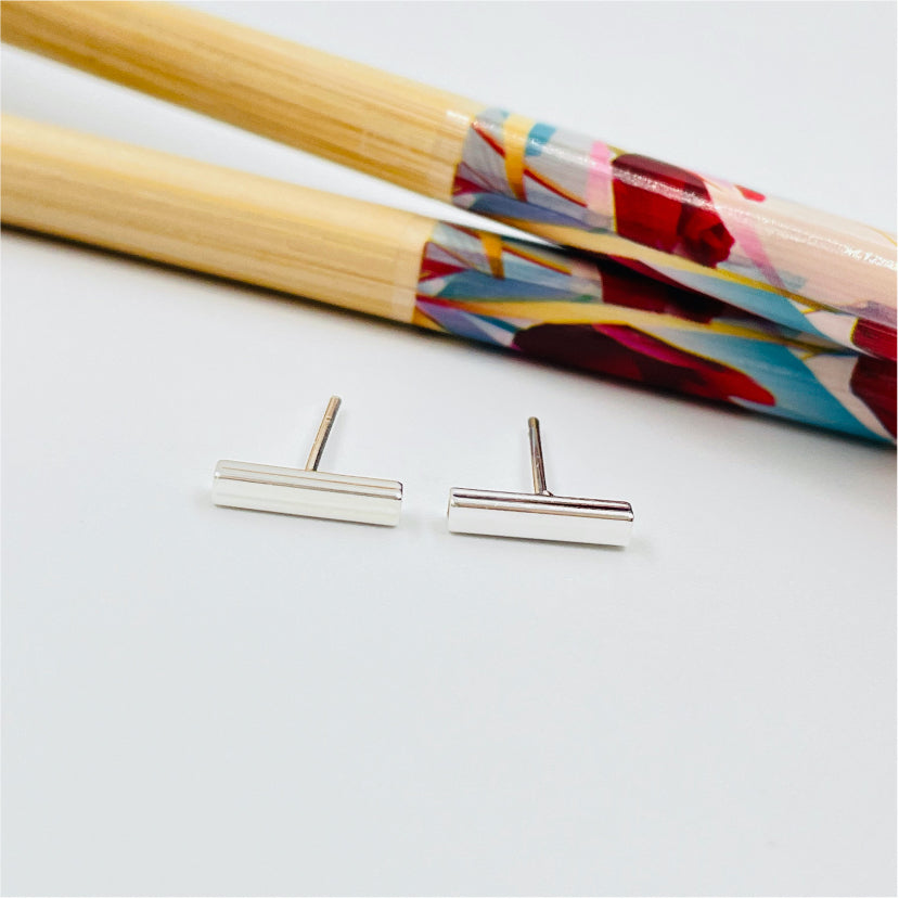 XO220 Aro Palito 10x2 mm Espesor 2 mm Aro Baño Oro Aros Bañados hecho de Bronce Bañado en Oro 18K Joyas Bañadas en Oro