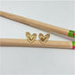 XO272 Aro Corazón con corazón en relieve 10x12 mm Aro Baño Oro Aros Bañados hecho de Bronce Bañado en Oro 18K Joyas Bañadas en Oro
