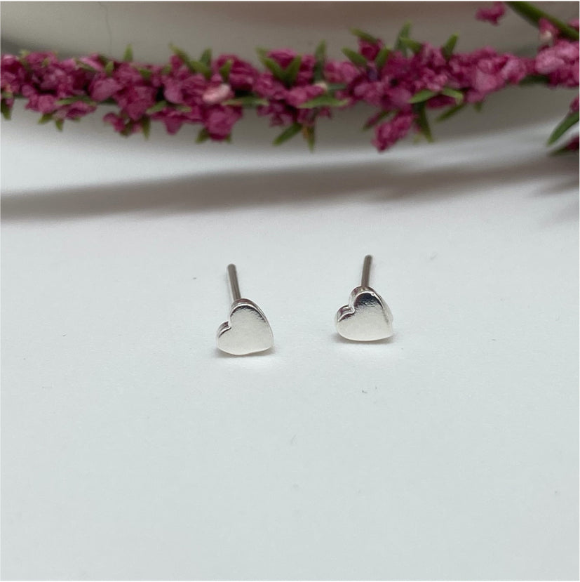 XP139-Aro-Mini-Corazon-Liso-4-mm-Aro-Baño-Plata