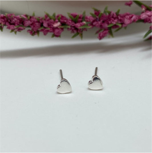 XP139-Aro-Mini-Corazon-Liso-4-mm-Aro-Baño-Plata