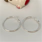 XP156 Aro Argolla Tubo diá.35 mm espesor 2 mm Broche articulado Aro Baño Plata Aros Bañados en Oro y Plata hecho de Bronce Bañado en Plata 50 ml