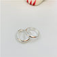 XP177 Argolla Presión 11 mm Aro Baño Plata Aros Bañados en Oro y Plata hecho de Bronce Bañado en Plata 50 ml