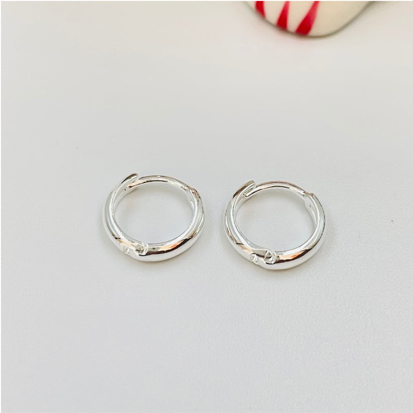 XP177 Argolla Presión 11 mm Aro Baño Plata Aros Bañados en Oro y Plata hecho de Bronce Bañado en Plata 50 ml