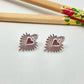 XP227 Aro Corazón Detente con Rayos 20x15 mm Aro Baño Plata Aros Bañados hecho de Bronce Bañado en Plata 50 ml Joyas Bañadas en Plata