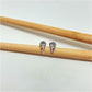 XP265 Aro Alita Calada 5 mm Aro Baño Plata Aros Bañados hecho de Bronce Bañado en Plata 50 ml Joyas Bañadas en Plata