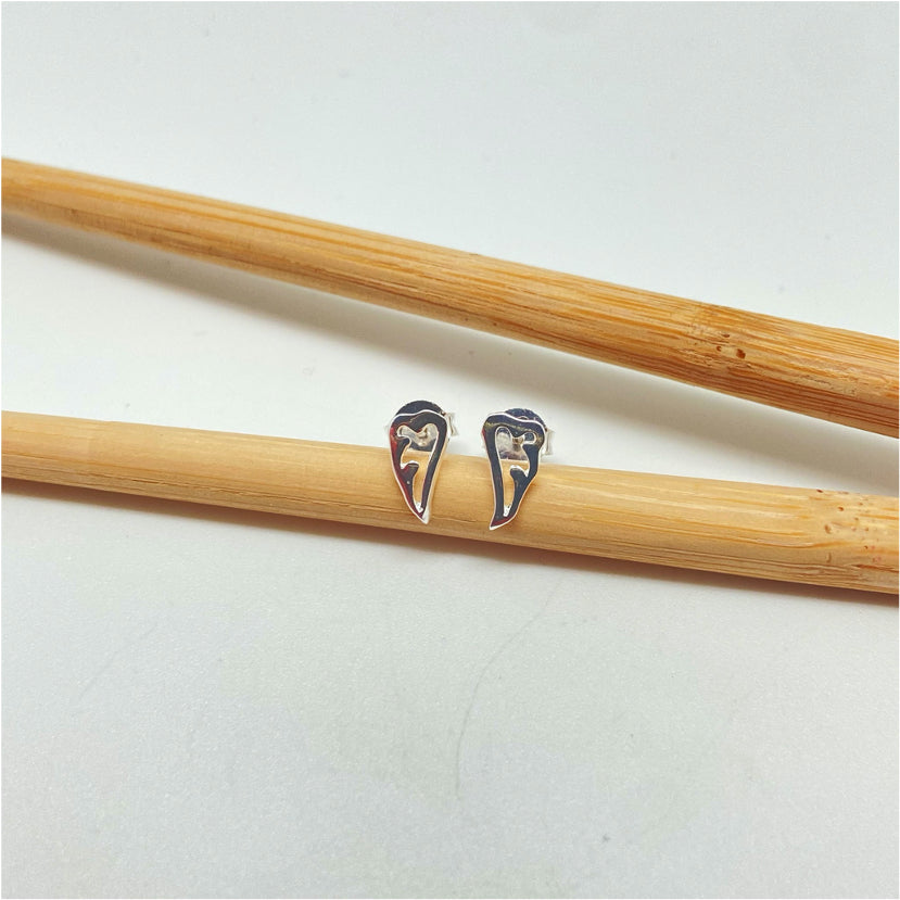 XP265 Aro Alita Calada 5 mm Aro Baño Plata Aros Bañados hecho de Bronce Bañado en Plata 50 ml Joyas Bañadas en Plata