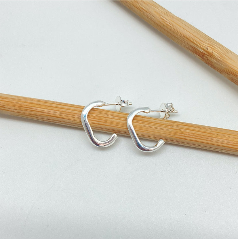 XP269 Argolla ovalada 14x8 mm Espesor 1.8 mm Aro Baño Plata Aros Bañados hecho de Bronce Bañado en Plata 50 ml Joyas Bañadas en Plata