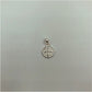 FP435 San Benito Colgante 9 mm Figura Baño Plata Figuras Bañadas en Oro y Plata hecho de Bronce Bañado en Plata 50 ml