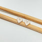 XP277 Aro Corazón con resina color 10x10 mm Aro Baño Plata
