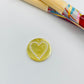 FO905 Colgante Redondo Corazón con Circones 15 mm Figura Baño Oro