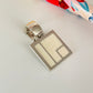 FP20 Colgante Resina Color Hueso cierre Bulgari 17x17 mm mas valier Baño Plata