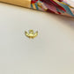 FO1020 Colgante mini estrella Alada 5 x 7 mm mas argollita Figura Baño Oro