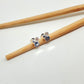 XP247 Aro Rombos y Circón 7x10 mm Aro Baño Plata